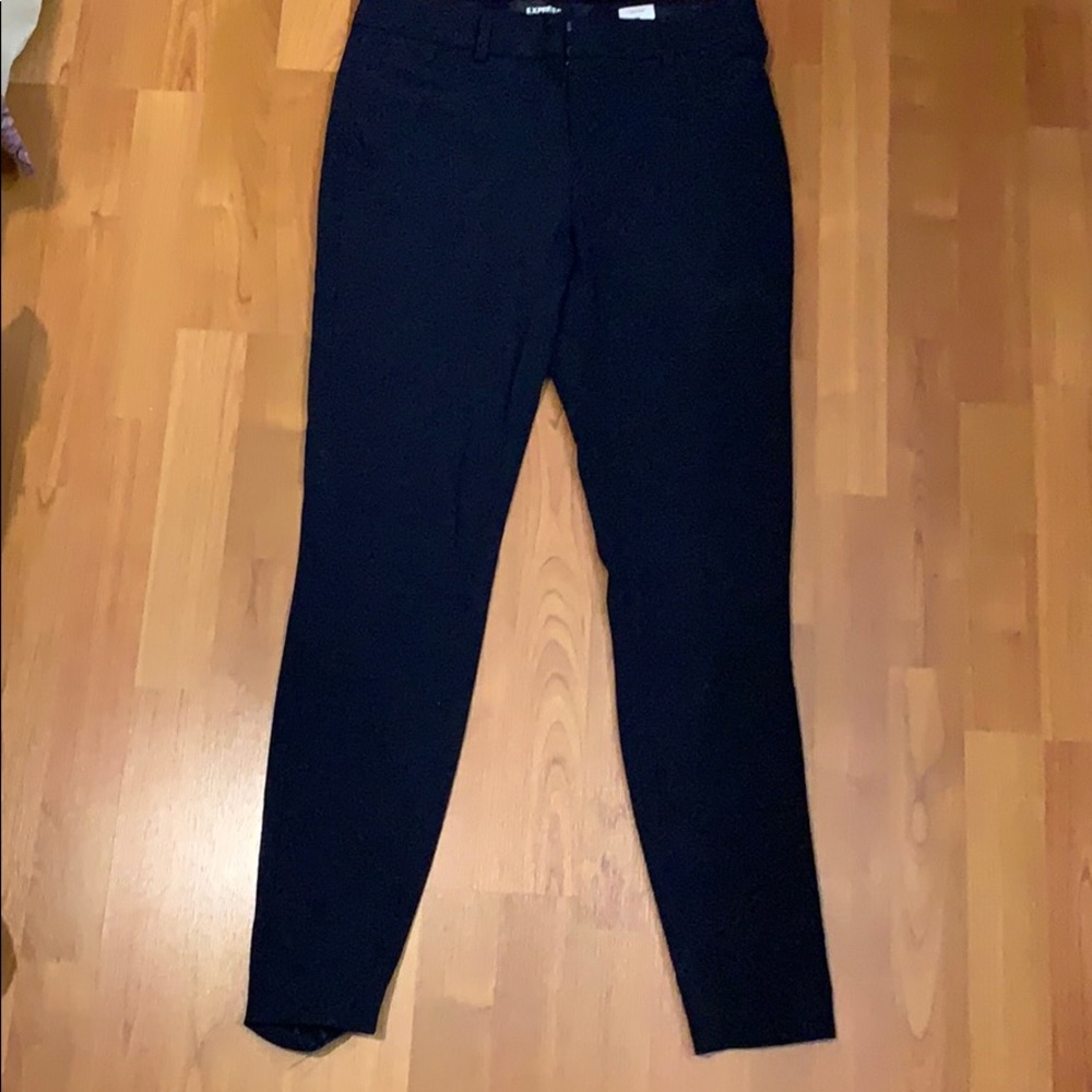 Express navy blue dress pants. Size 4R.